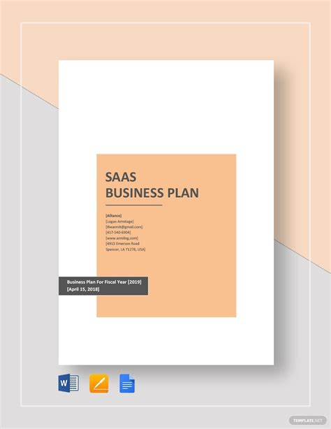 SaaS Business Plan
